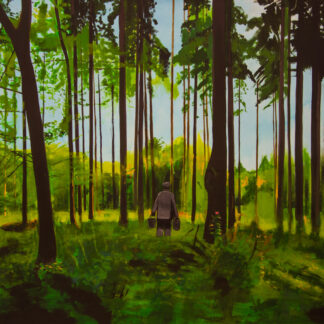 Painter and Forest. Jose Pozo©2012