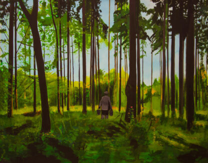 Painter and Forest. Jose Pozo©2012